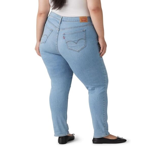 Women's Levi's 311 Shaping Skinny Jeans Size 18W Mid Rise Light Up and Away NWT - Picture 3 of 3